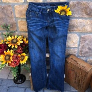 Vera Wang stretch, boot cut jeans